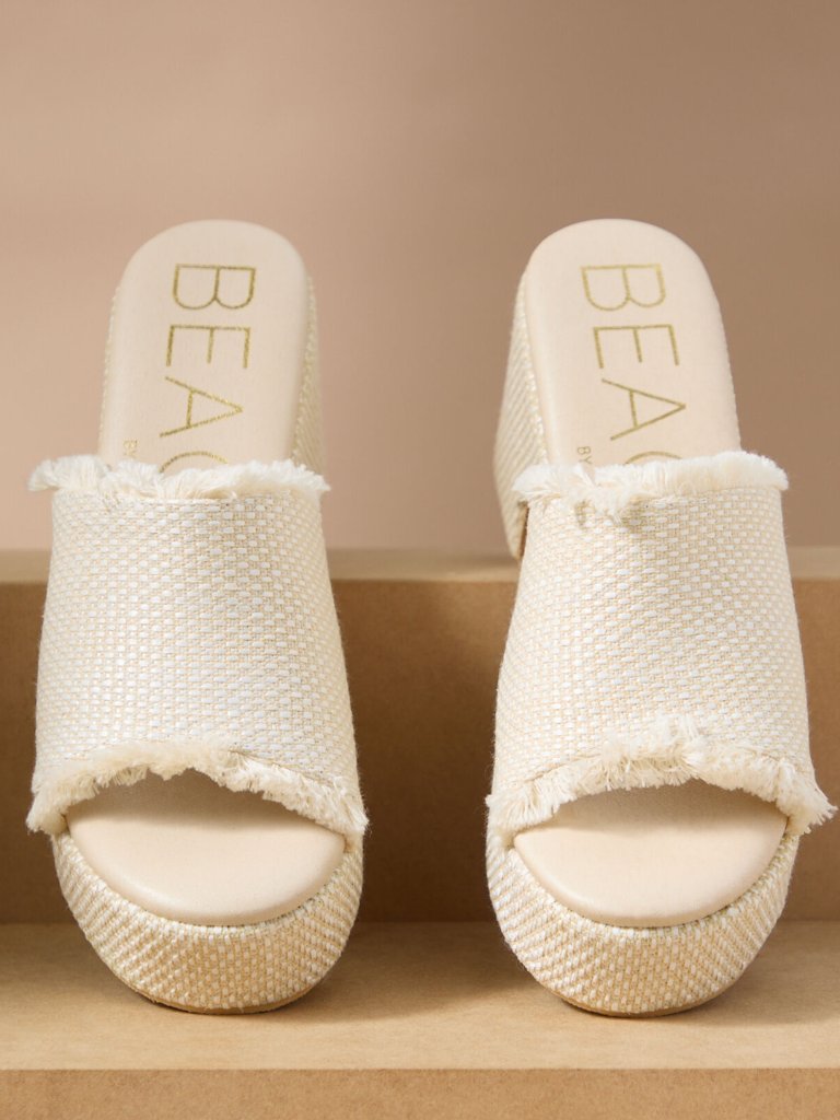 Nwt Matisse Terry Platform Sandals Size 10 — image 7 of 8